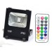 10W AC100-240V Slim RF RGB color changing LED Floodlight Project Lamp Memory Function IP65